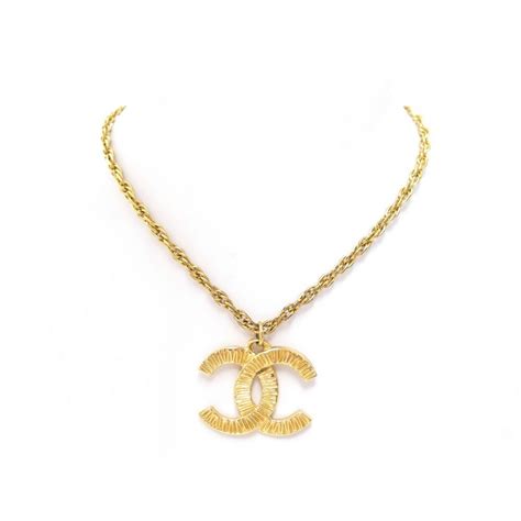 collier logo chanel|chanel silhouette logo.